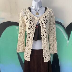 Vintage Crochet Cardigan